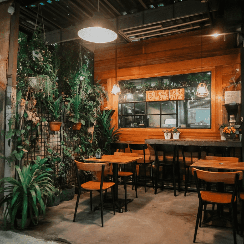 coffee shop in Thailand