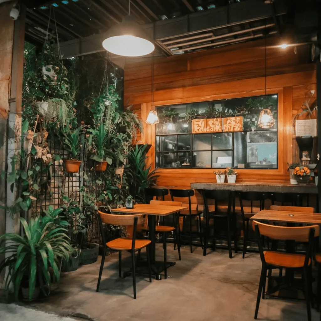coffee shop in Thailand