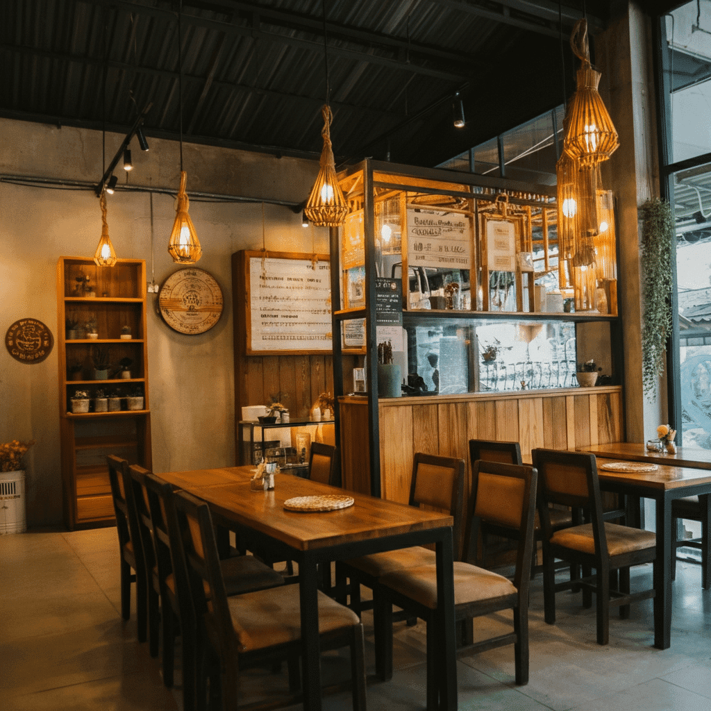 coffee shop in Thailand