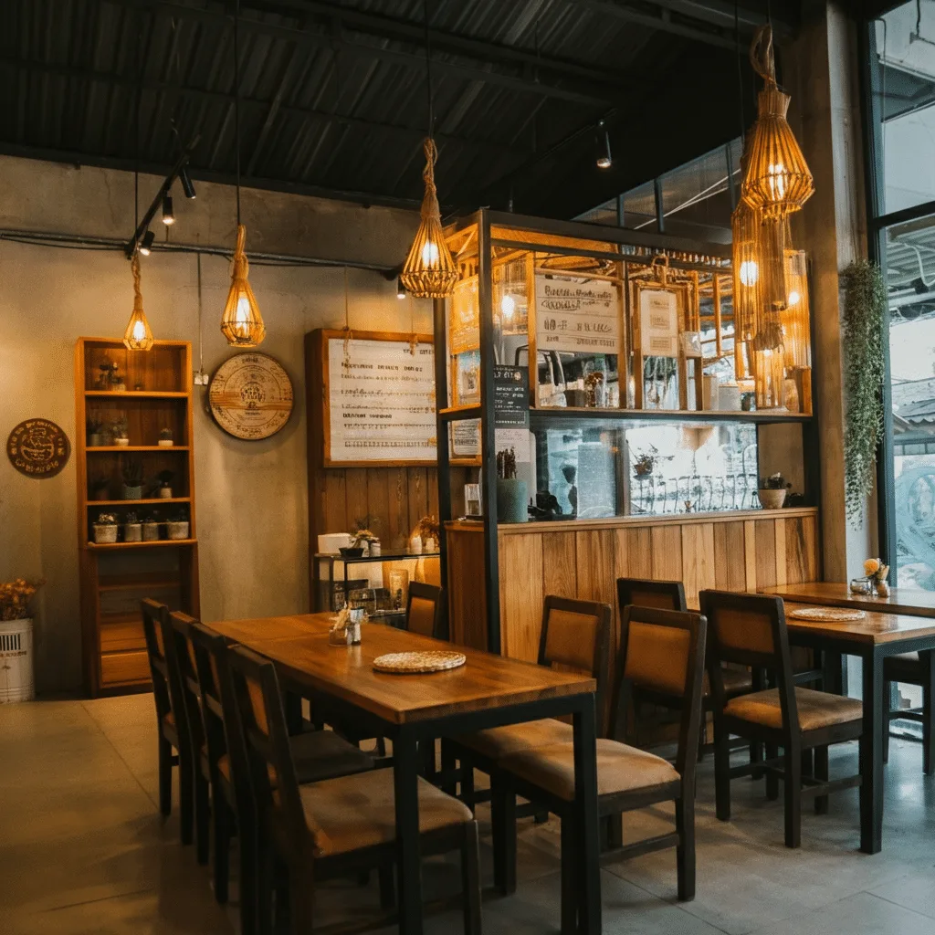 coffee shop in Thailand