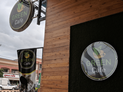 ร้านกาแฟ Green Cafe ต้องแวะ อร่อยสุดๆ