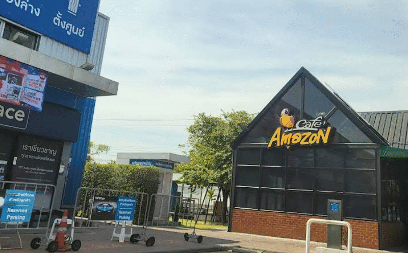 Café Amazon สาขา PTT บางบ่อ กม.24