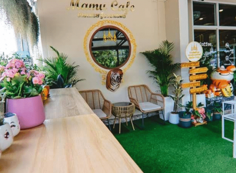 Mamu Cafe บ้านยันต์ไทยเศรษฐีรวยทรัพย์