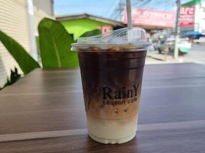 Rainy season cafe