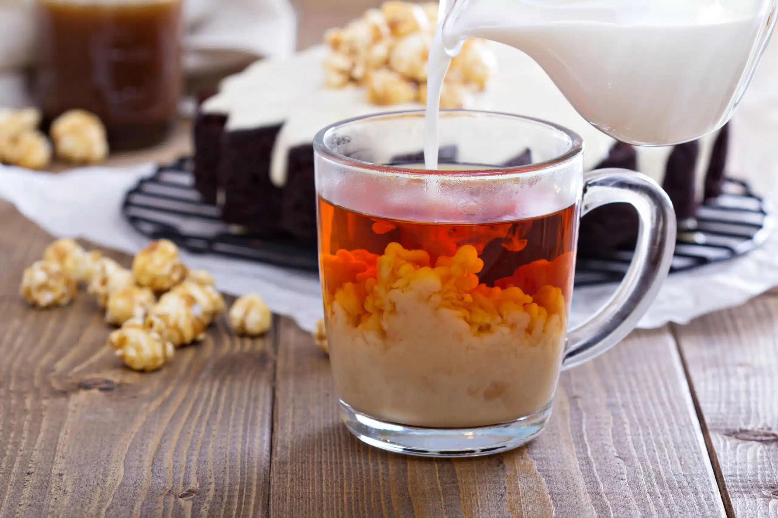 Does Thai Tea Have Caffeine? Everything About Cha Yen 2 cup black tea with milk scaled